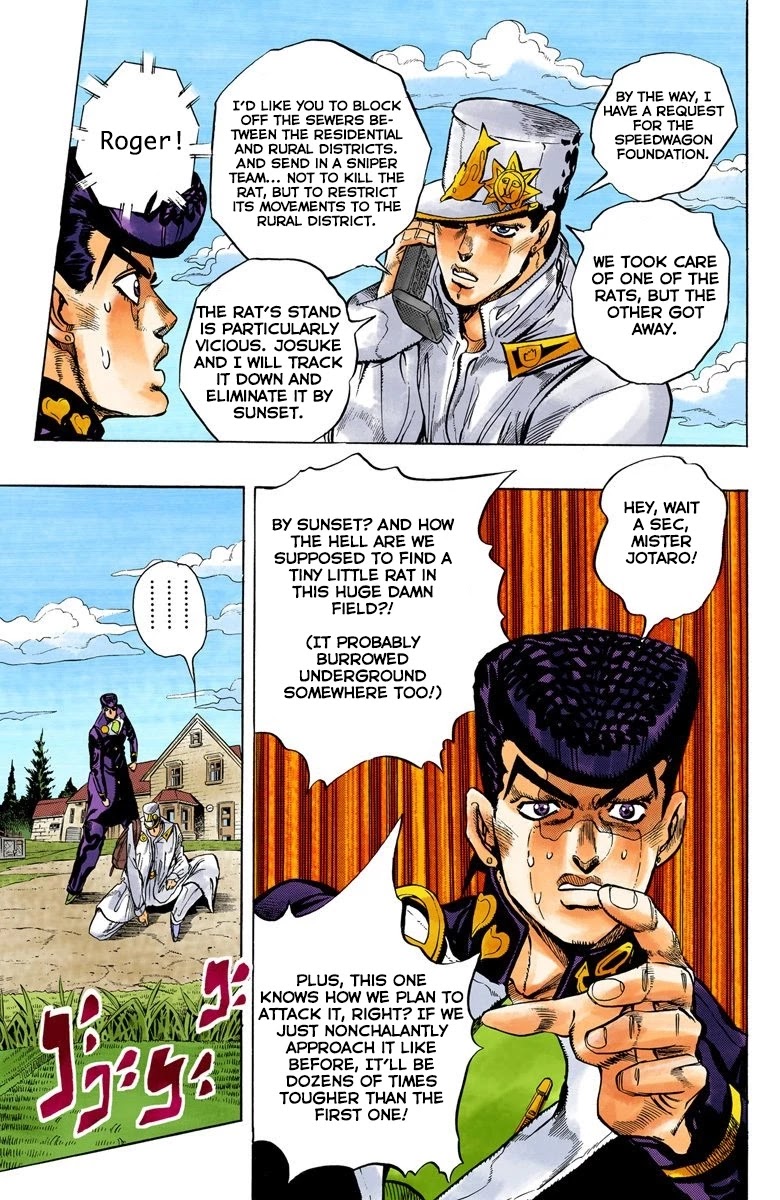 JoJo's Bizarre Adventure Part 4 - Diamond is Unbreakable (Official Colored) Chapter 62 page 18 - Chapter 62: Let's Go Hunting! - Part 3