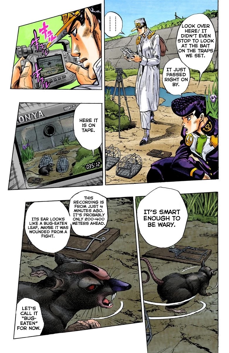 JoJo's Bizarre Adventure Part 4 - Diamond is Unbreakable (Official Colored) Chapter 63 page 4 - Chapter 63: Let's Go Hunting! - Part 4