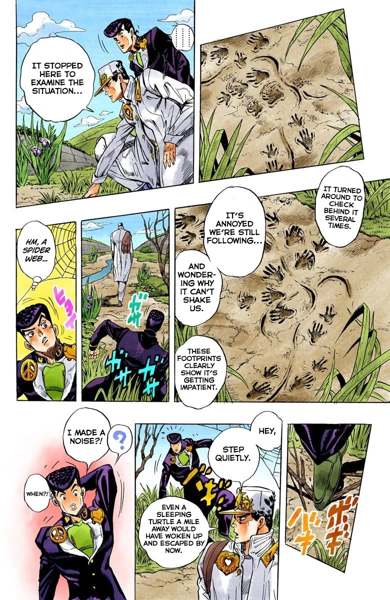 JoJo's Bizarre Adventure Part 4 - Diamond is Unbreakable (Official Colored) Chapter 63 page 7 - Chapter 63: Let's Go Hunting! - Part 4