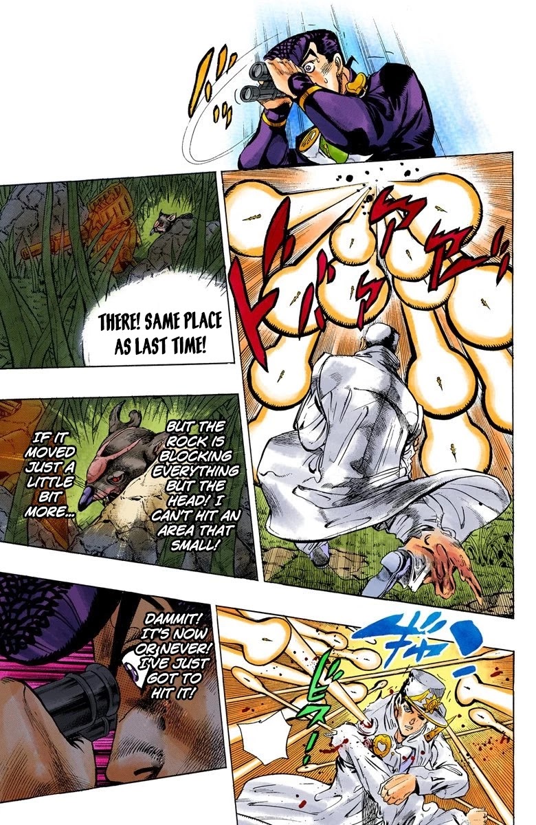 JoJo's Bizarre Adventure Part 4 - Diamond is Unbreakable (Official Colored) Chapter 64 page 14 - Chapter 64: Let's Go Hunting! - Part 5