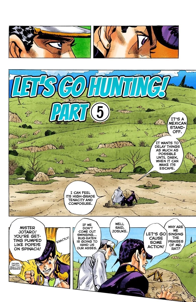 JoJo's Bizarre Adventure Part 4 - Diamond is Unbreakable (Official Colored) Chapter 64 page 3 - Chapter 64: Let's Go Hunting! - Part 5
