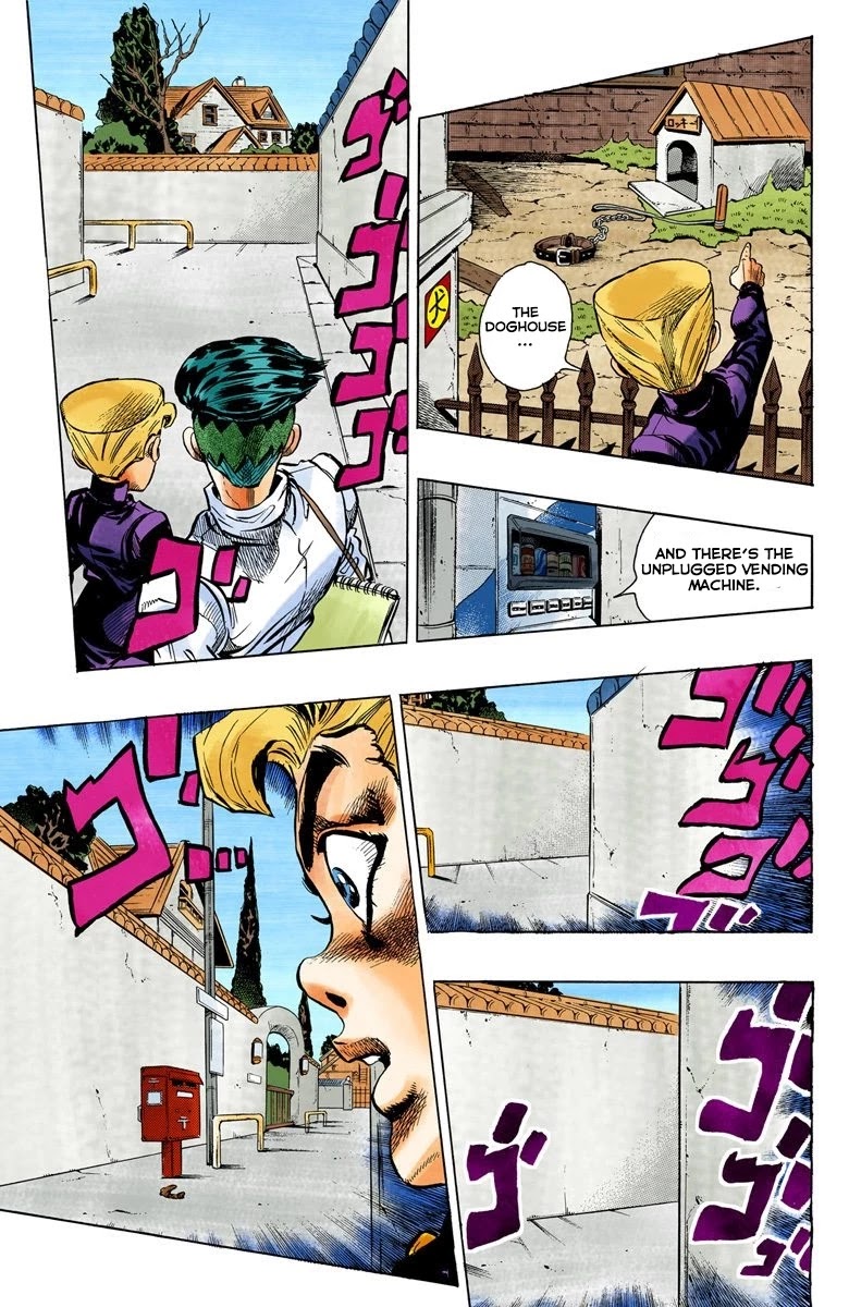 JoJo's Bizarre Adventure Part 4 - Diamond is Unbreakable (Official Colored) Chapter 65 page 14 - Chapter 65: Kishibe Rohan's Adventure - Part 1