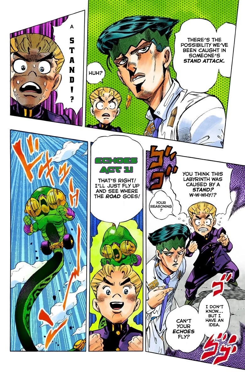 JoJo's Bizarre Adventure Part 4 - Diamond is Unbreakable (Official Colored) Chapter 65 page 19 - Chapter 65: Kishibe Rohan's Adventure - Part 1