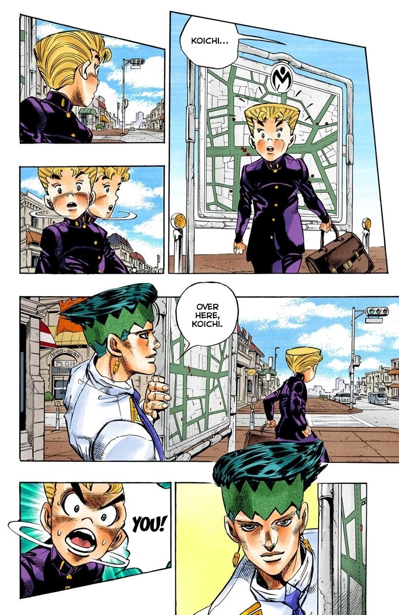 JoJo's Bizarre Adventure Part 4 - Diamond is Unbreakable (Official Colored) Chapter 65 page 3 - Chapter 65: Kishibe Rohan's Adventure - Part 1