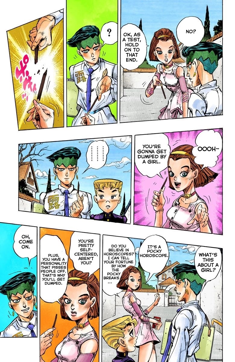 JoJo's Bizarre Adventure Part 4 - Diamond is Unbreakable (Official Colored) Chapter 66 page 12 - Chapter 66: Kishibe Rohan's Adventure - Part 2