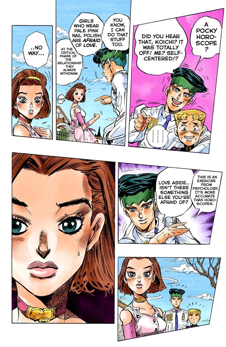 JoJo's Bizarre Adventure Part 4 - Diamond is Unbreakable (Official Colored) Chapter 66 page 13 - Chapter 66: Kishibe Rohan's Adventure - Part 2