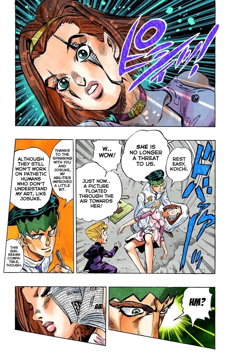 JoJo's Bizarre Adventure Part 4 - Diamond is Unbreakable (Official Colored) Chapter 66 page 8 - Chapter 66: Kishibe Rohan's Adventure - Part 2