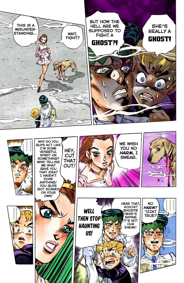 JoJo's Bizarre Adventure Part 4 - Diamond is Unbreakable (Official Colored) Chapter 67 page 10 - Chapter 67: Kishibe Rohan's Adventure - Part 3