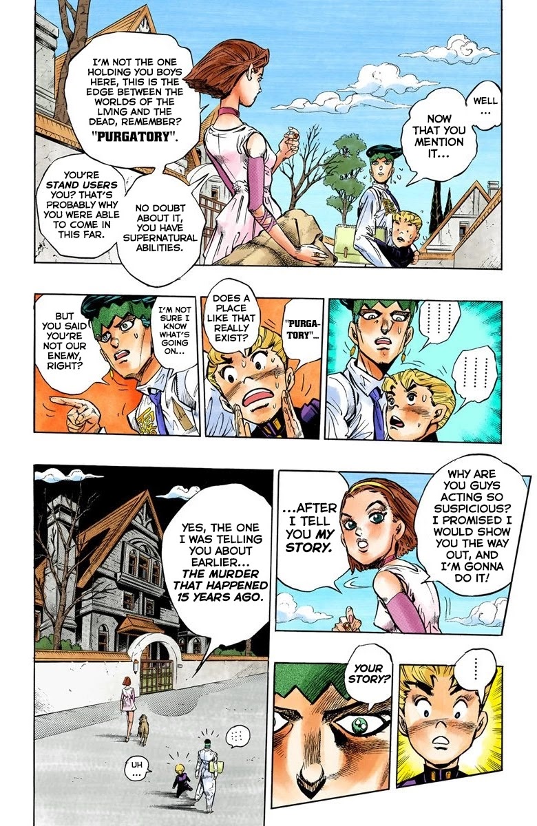 JoJo's Bizarre Adventure Part 4 - Diamond is Unbreakable (Official Colored) Chapter 67 page 11 - Chapter 67: Kishibe Rohan's Adventure - Part 3
