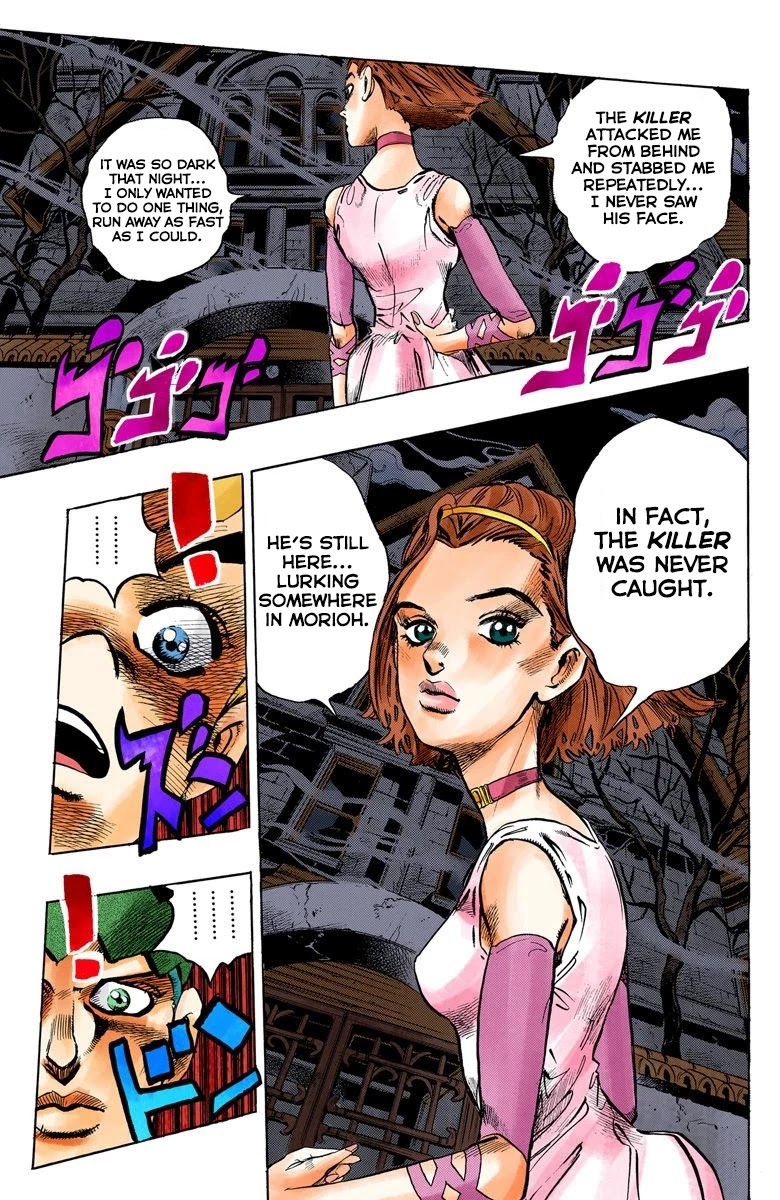 JoJo's Bizarre Adventure Part 4 - Diamond is Unbreakable (Official Colored) Chapter 67 page 12 - Chapter 67: Kishibe Rohan's Adventure - Part 3
