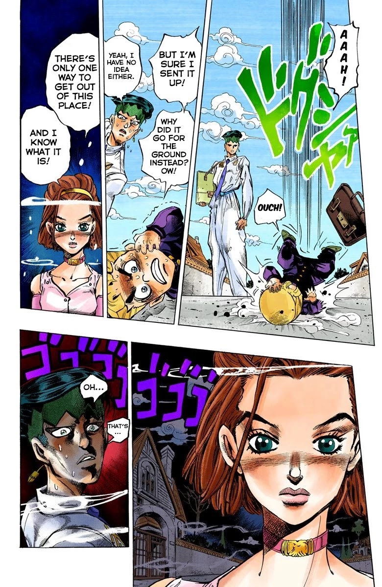 JoJo's Bizarre Adventure Part 4 - Diamond is Unbreakable (Official Colored) Chapter 67 page 9 - Chapter 67: Kishibe Rohan's Adventure - Part 3