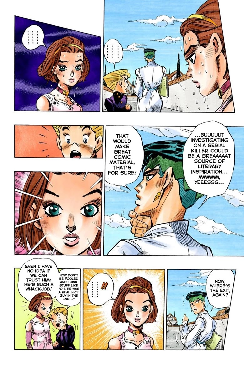 JoJo's Bizarre Adventure Part 4 - Diamond is Unbreakable (Official Colored) Chapter 68 page 1 - Chapter 68: Kishibe Rohan's Adventure - Part 4