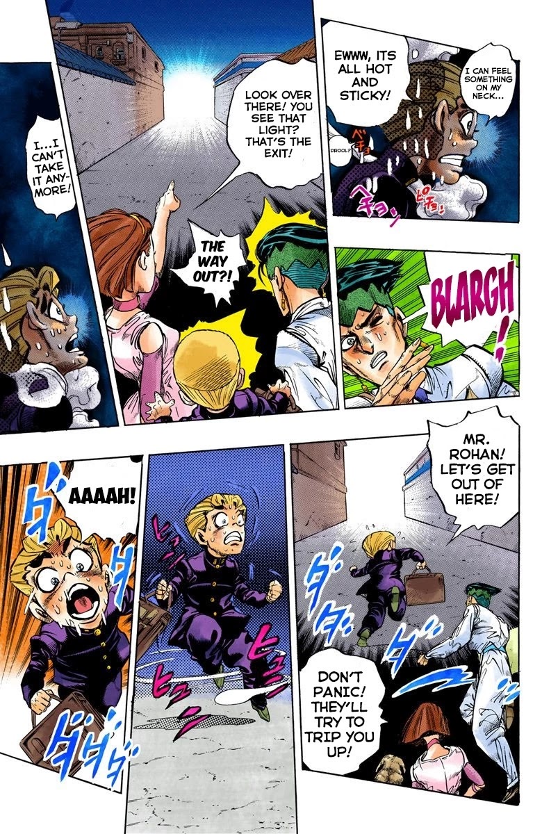 JoJo's Bizarre Adventure Part 4 - Diamond is Unbreakable (Official Colored) Chapter 68 page 10 - Chapter 68: Kishibe Rohan's Adventure - Part 4