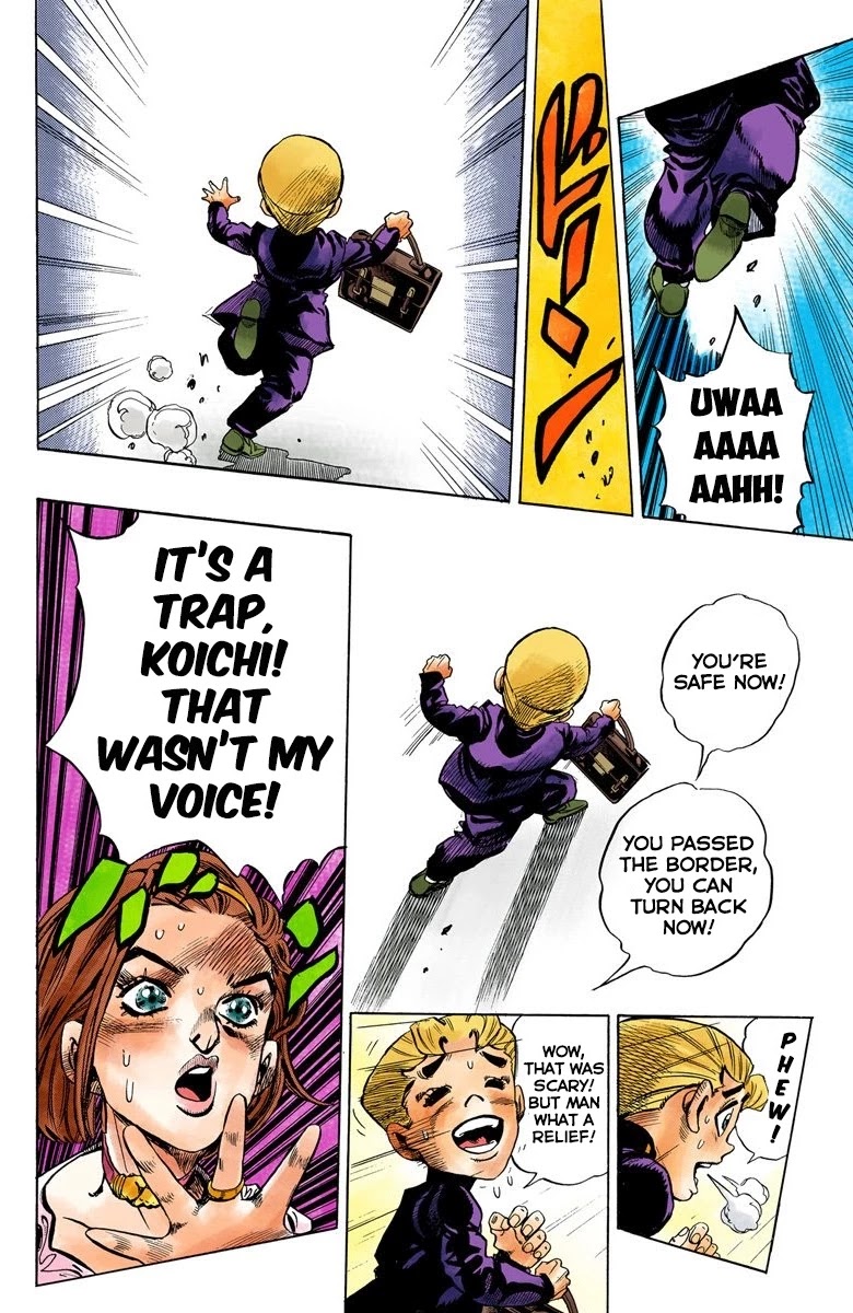 JoJo's Bizarre Adventure Part 4 - Diamond is Unbreakable (Official Colored) Chapter 68 page 11 - Chapter 68: Kishibe Rohan's Adventure - Part 4