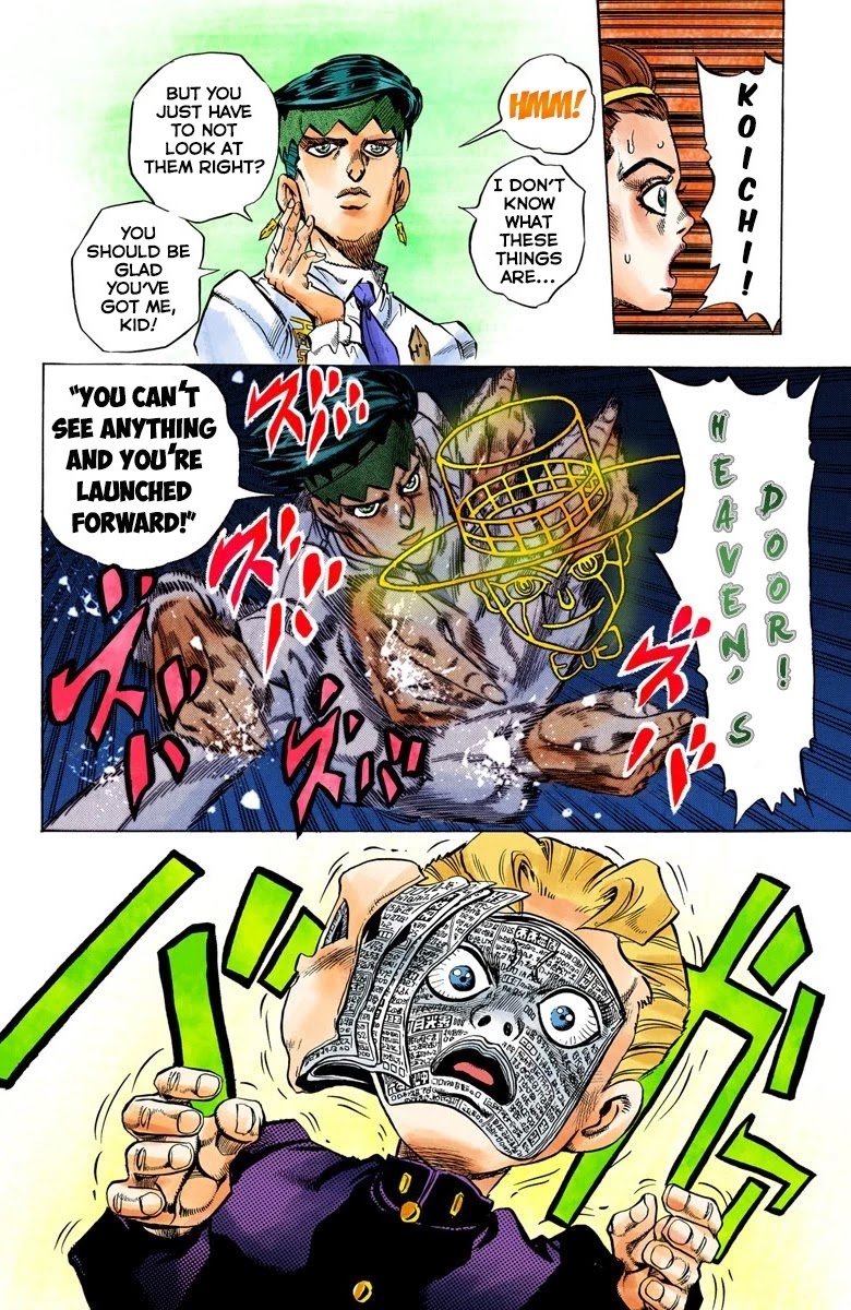 JoJo's Bizarre Adventure Part 4 - Diamond is Unbreakable (Official Colored) Chapter 68 page 14 - Chapter 68: Kishibe Rohan's Adventure - Part 4