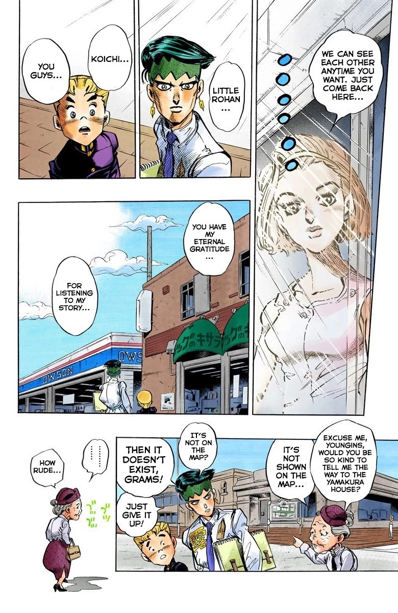 JoJo's Bizarre Adventure Part 4 - Diamond is Unbreakable (Official Colored) Chapter 68 page 18 - Chapter 68: Kishibe Rohan's Adventure - Part 4