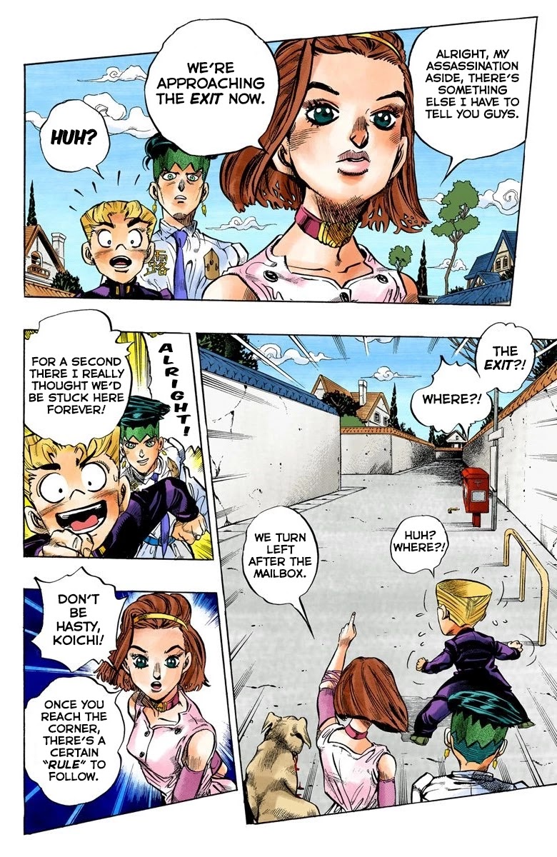 JoJo's Bizarre Adventure Part 4 - Diamond is Unbreakable (Official Colored) Chapter 68 page 3 - Chapter 68: Kishibe Rohan's Adventure - Part 4