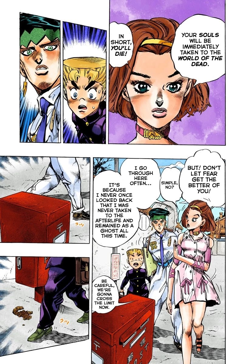 JoJo's Bizarre Adventure Part 4 - Diamond is Unbreakable (Official Colored) Chapter 68 page 6 - Chapter 68: Kishibe Rohan's Adventure - Part 4
