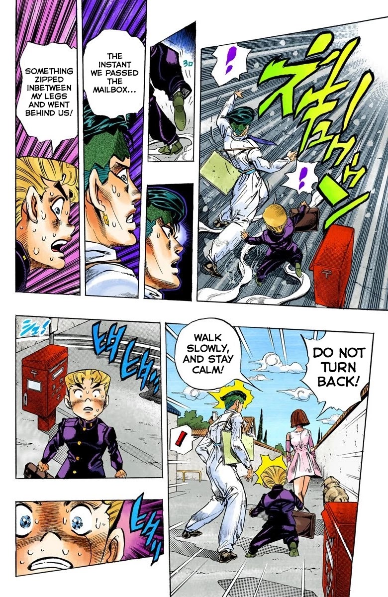 JoJo's Bizarre Adventure Part 4 - Diamond is Unbreakable (Official Colored) Chapter 68 page 7 - Chapter 68: Kishibe Rohan's Adventure - Part 4