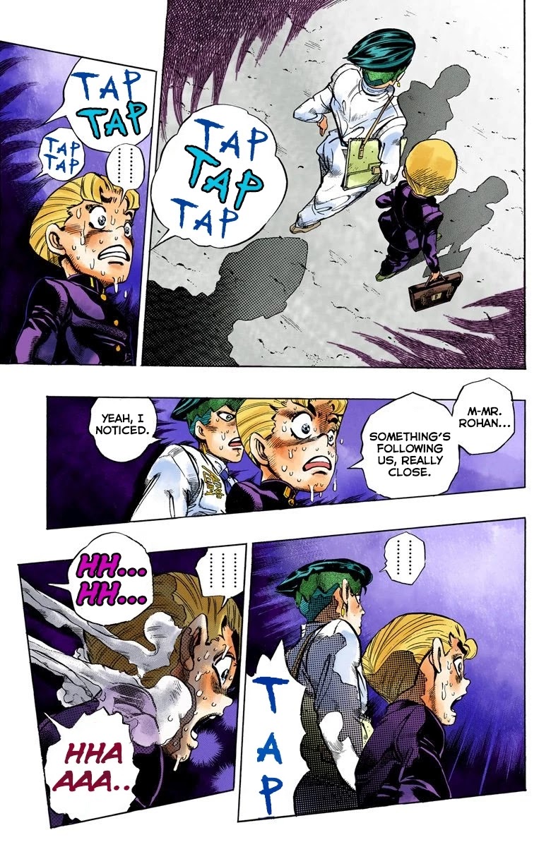 JoJo's Bizarre Adventure Part 4 - Diamond is Unbreakable (Official Colored) Chapter 68 page 8 - Chapter 68: Kishibe Rohan's Adventure - Part 4