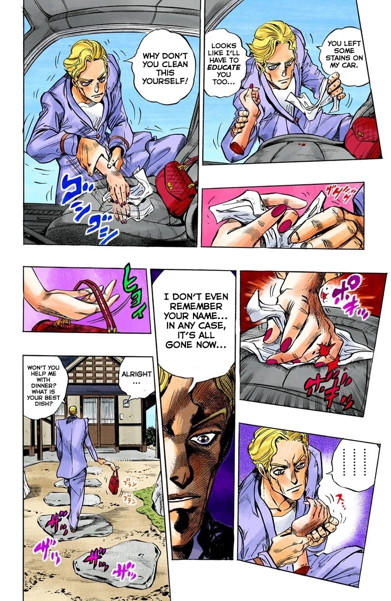 JoJo's Bizarre Adventure Part 4 - Diamond is Unbreakable (Official Colored) Chapter 69 page 13 - Chapter 69: Kishibe Rohan's Adventure - Part 5