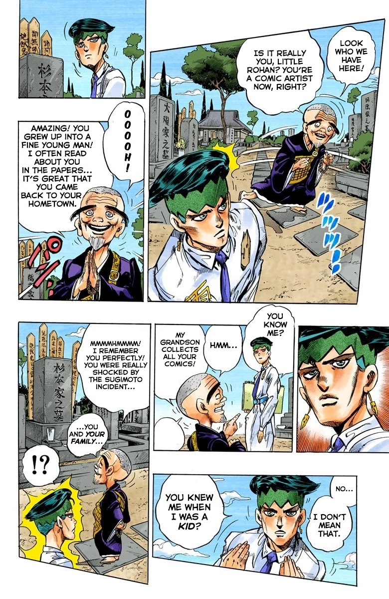 JoJo's Bizarre Adventure Part 4 - Diamond is Unbreakable (Official Colored) Chapter 69 page 15 - Chapter 69: Kishibe Rohan's Adventure - Part 5
