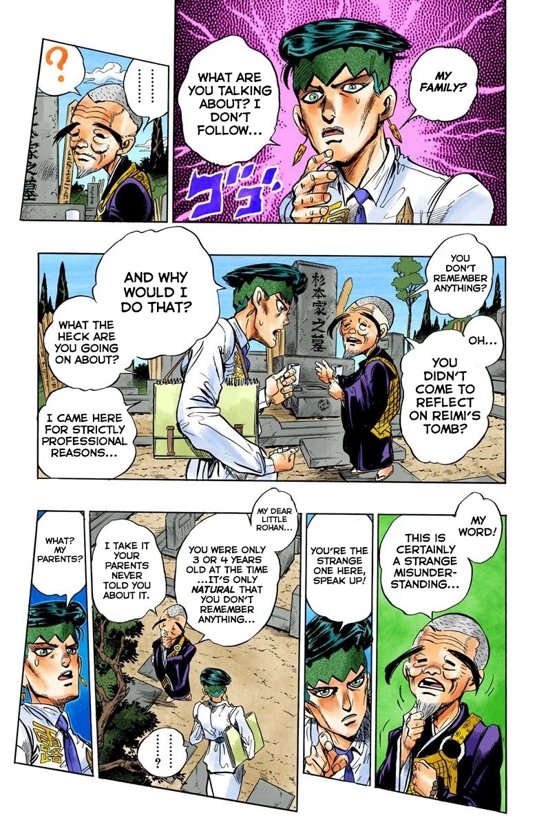 JoJo's Bizarre Adventure Part 4 - Diamond is Unbreakable (Official Colored) Chapter 69 page 16 - Chapter 69: Kishibe Rohan's Adventure - Part 5