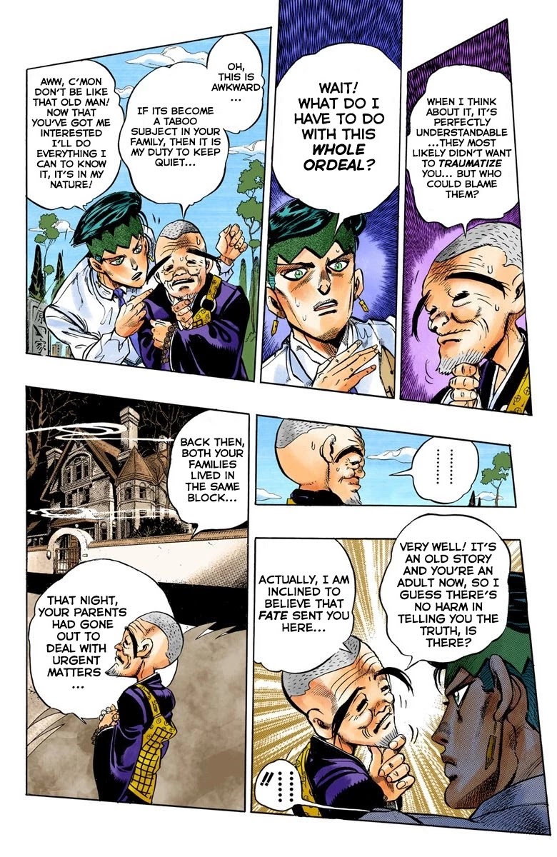 JoJo's Bizarre Adventure Part 4 - Diamond is Unbreakable (Official Colored) Chapter 69 page 17 - Chapter 69: Kishibe Rohan's Adventure - Part 5