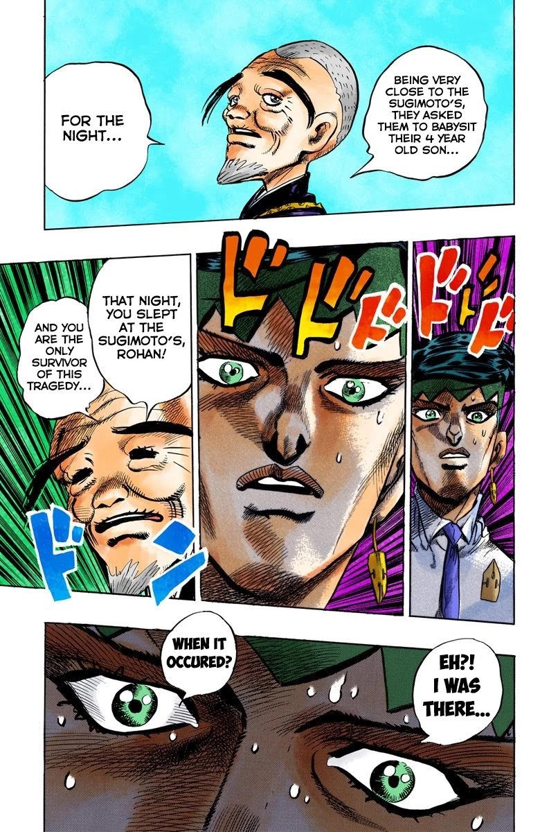JoJo's Bizarre Adventure Part 4 - Diamond is Unbreakable (Official Colored) Chapter 69 page 18 - Chapter 69: Kishibe Rohan's Adventure - Part 5
