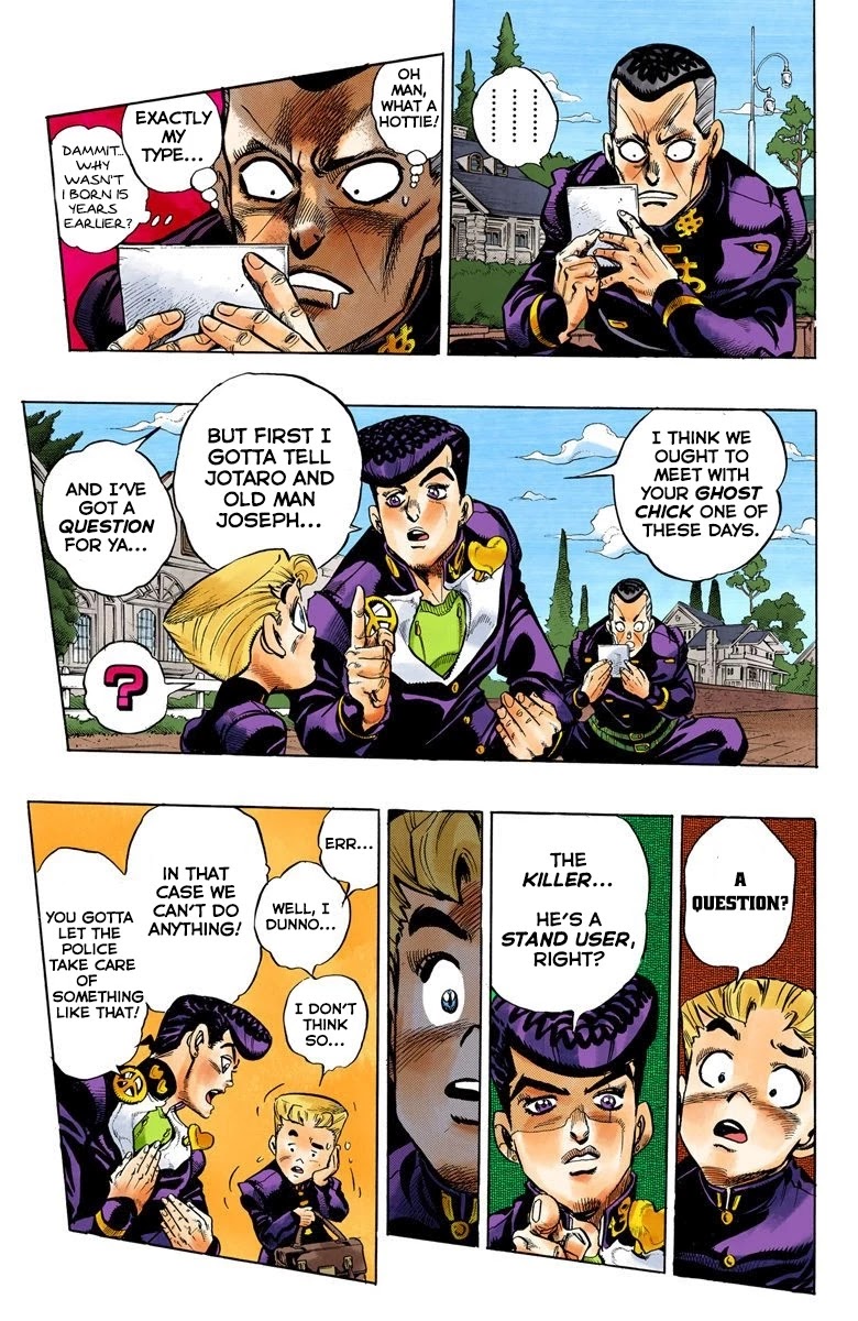 JoJo's Bizarre Adventure Part 4 - Diamond is Unbreakable (Official Colored) Chapter 69 page 4 - Chapter 69: Kishibe Rohan's Adventure - Part 5