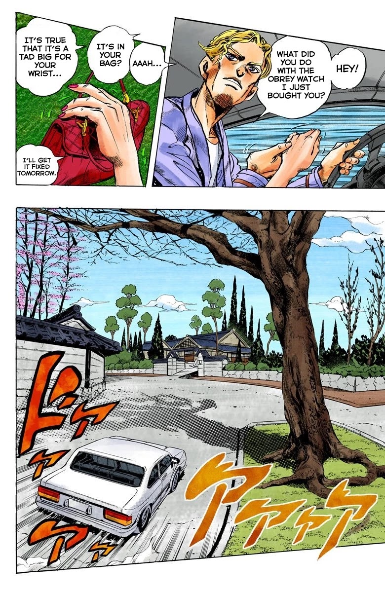 JoJo's Bizarre Adventure Part 4 - Diamond is Unbreakable (Official Colored) Chapter 69 page 9 - Chapter 69: Kishibe Rohan's Adventure - Part 5