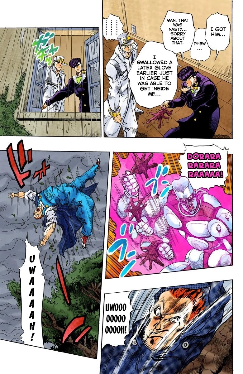 JoJo's Bizarre Adventure Part 4 - Diamond is Unbreakable (Official Colored) Chapter 7 page 12 - Chapter 7: Josuke Higashikata Meets Angelo! - Part 4