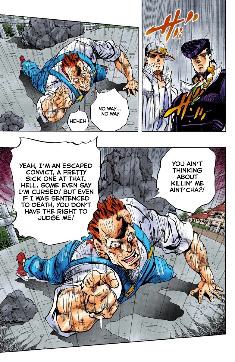 JoJo's Bizarre Adventure Part 4 - Diamond is Unbreakable (Official Colored) Chapter 7 page 16 - Chapter 7: Josuke Higashikata Meets Angelo! - Part 4