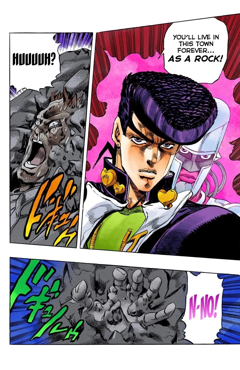 JoJo's Bizarre Adventure Part 4 - Diamond is Unbreakable (Official Colored) Chapter 7 page 21 - Chapter 7: Josuke Higashikata Meets Angelo! - Part 4