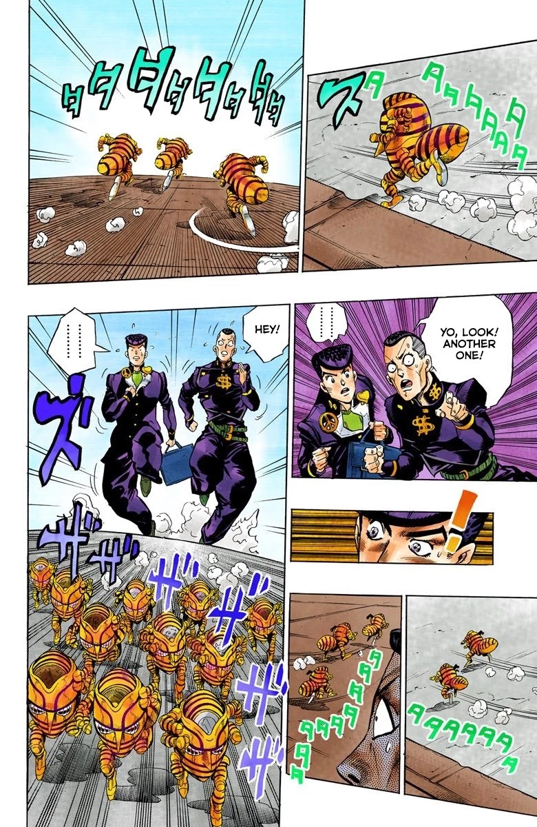 JoJo's Bizarre Adventure Part 4 - Diamond is Unbreakable (Official Colored) Chapter 70 page 13 - Chapter 70: Shigeshi's Harvest - Part 1