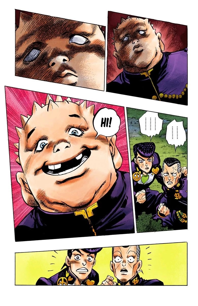 JoJo's Bizarre Adventure Part 4 - Diamond is Unbreakable (Official Colored) Chapter 70 page 20 - Chapter 70: Shigeshi's Harvest - Part 1