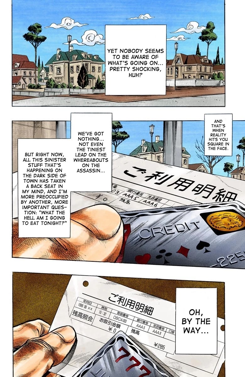 JoJo's Bizarre Adventure Part 4 - Diamond is Unbreakable (Official Colored) Chapter 70 page 3 - Chapter 70: Shigeshi's Harvest - Part 1
