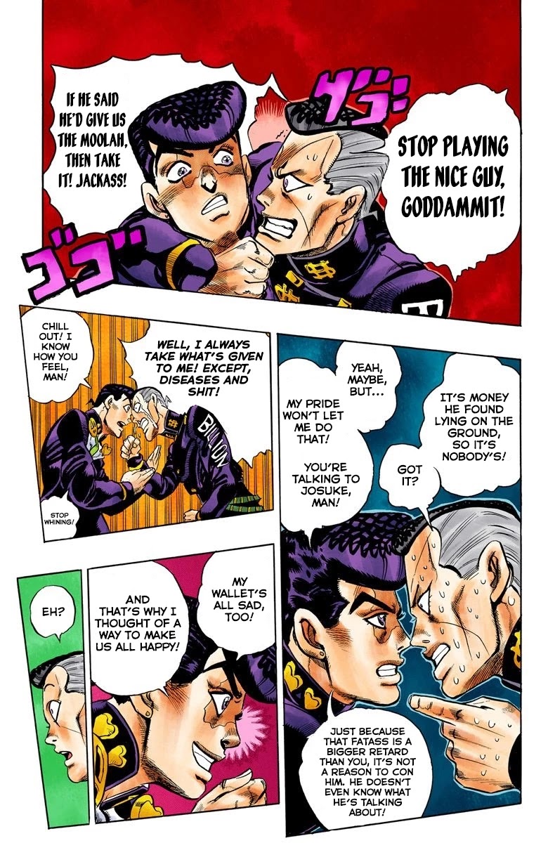 JoJo's Bizarre Adventure Part 4 - Diamond is Unbreakable (Official Colored) Chapter 71 page 10 - Chapter 71: Shigeshi's Harvest - Part 2