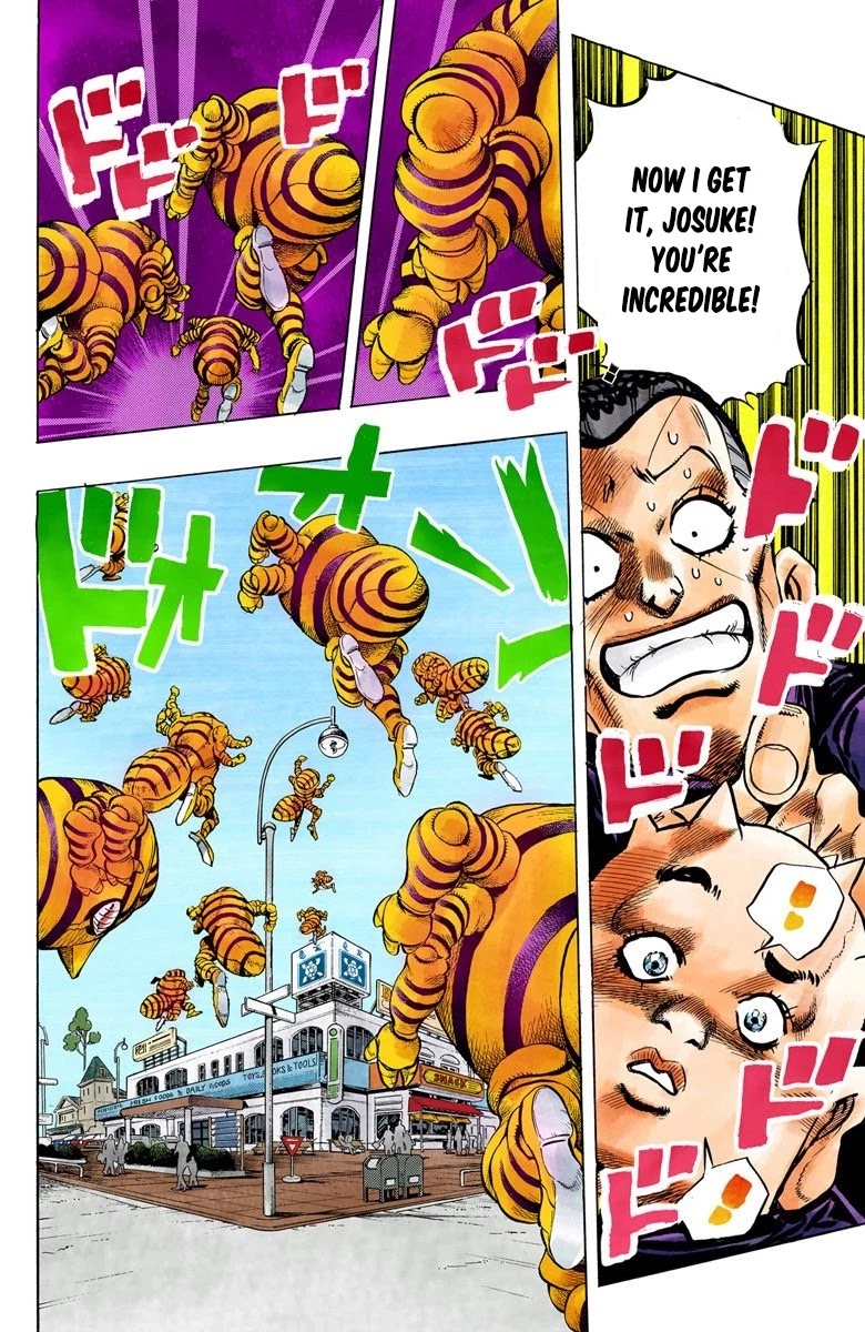 JoJo's Bizarre Adventure Part 4 - Diamond is Unbreakable (Official Colored) Chapter 71 page 15 - Chapter 71: Shigeshi's Harvest - Part 2