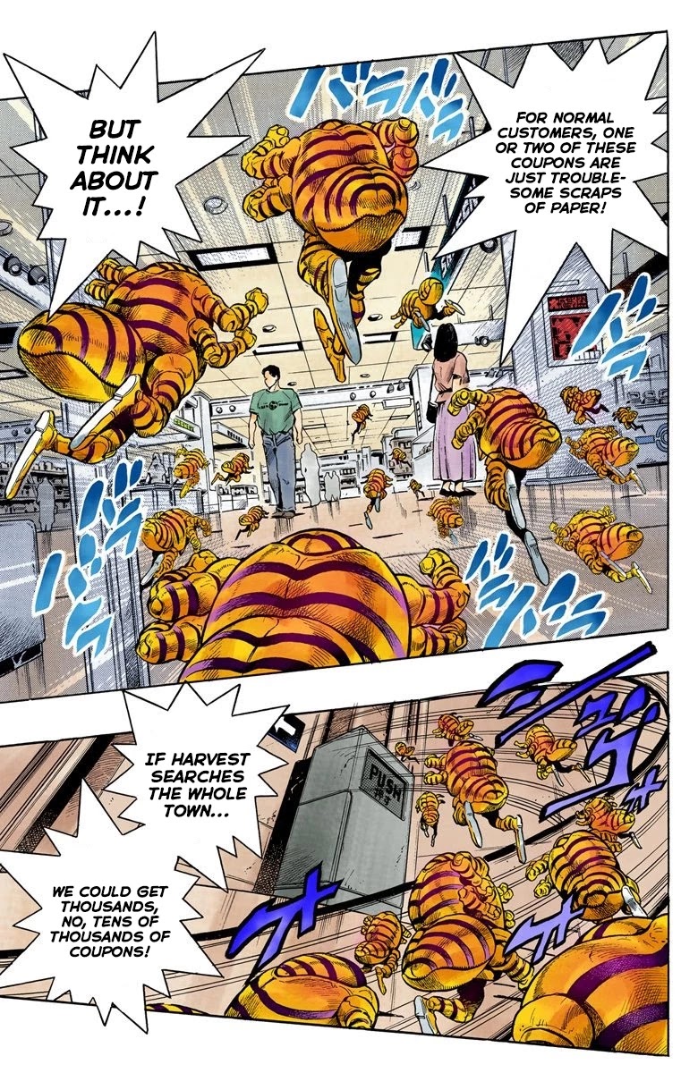 JoJo's Bizarre Adventure Part 4 - Diamond is Unbreakable (Official Colored) Chapter 71 page 16 - Chapter 71: Shigeshi's Harvest - Part 2