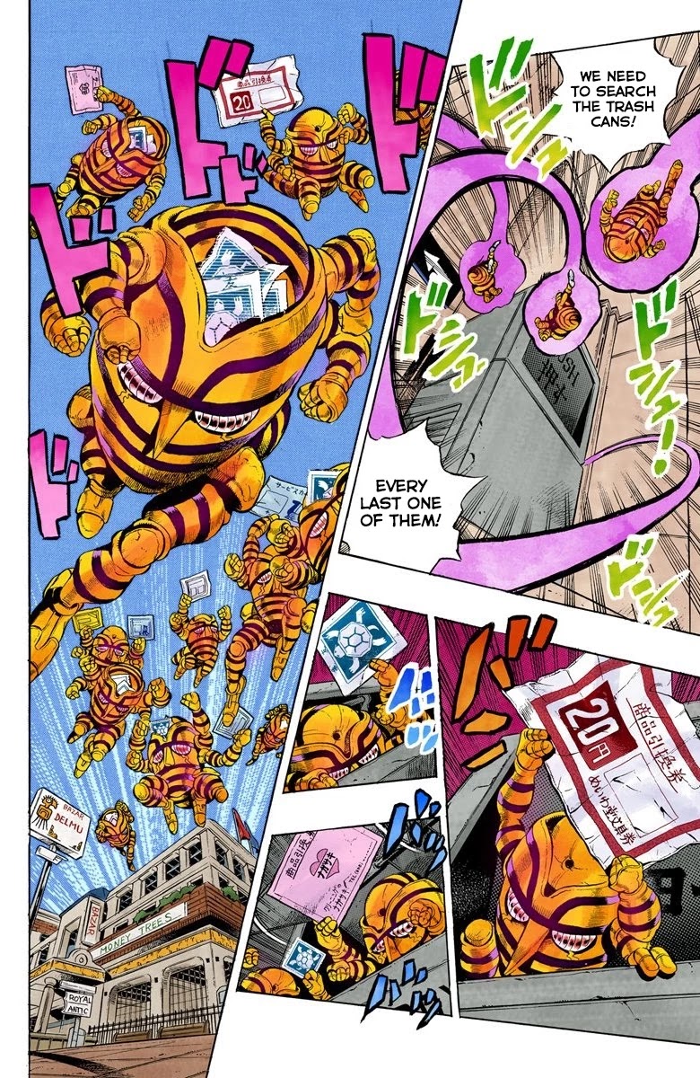 JoJo's Bizarre Adventure Part 4 - Diamond is Unbreakable (Official Colored) Chapter 71 page 17 - Chapter 71: Shigeshi's Harvest - Part 2