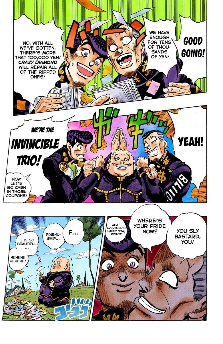 JoJo's Bizarre Adventure Part 4 - Diamond is Unbreakable (Official Colored) Chapter 71 page 20 - Chapter 71: Shigeshi's Harvest - Part 2