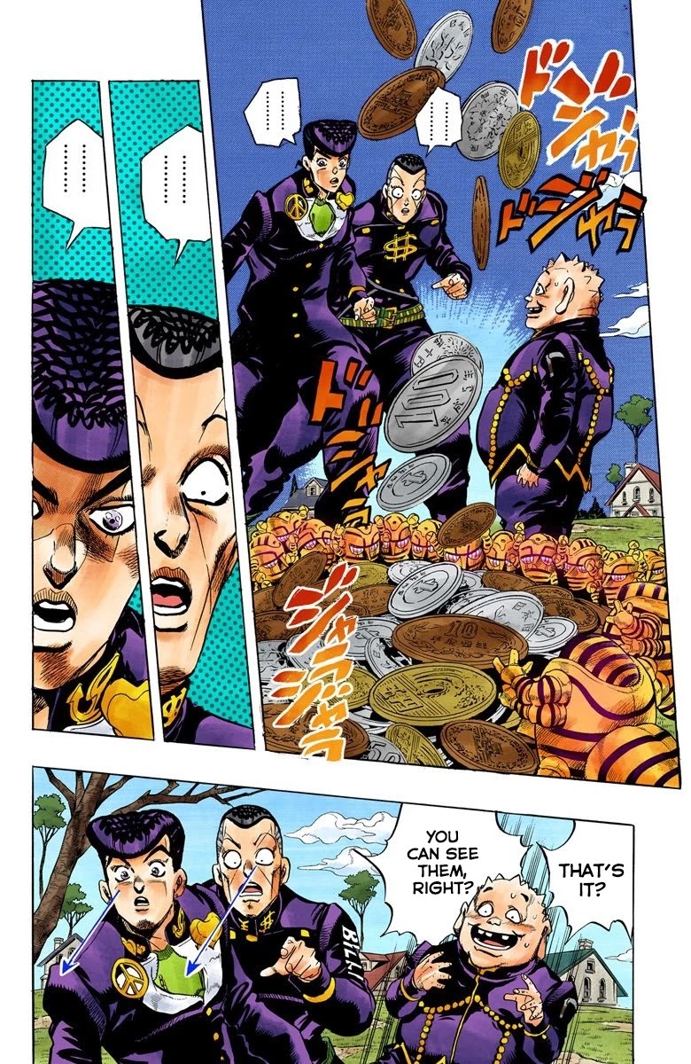 JoJo's Bizarre Adventure Part 4 - Diamond is Unbreakable (Official Colored) Chapter 71 page 3 - Chapter 71: Shigeshi's Harvest - Part 2
