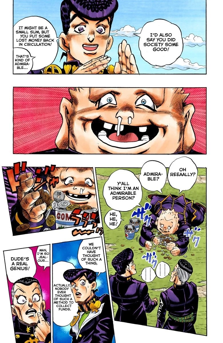 JoJo's Bizarre Adventure Part 4 - Diamond is Unbreakable (Official Colored) Chapter 71 page 6 - Chapter 71: Shigeshi's Harvest - Part 2