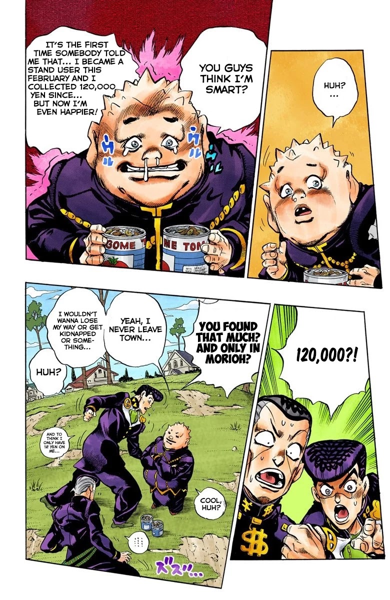 JoJo's Bizarre Adventure Part 4 - Diamond is Unbreakable (Official Colored) Chapter 71 page 7 - Chapter 71: Shigeshi's Harvest - Part 2