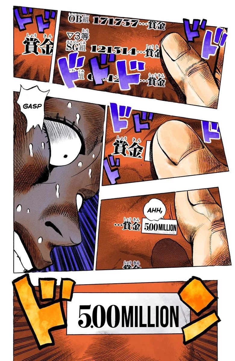 JoJo's Bizarre Adventure Part 4 - Diamond is Unbreakable (Official Colored) Chapter 72 page 17 - Chapter 72: Shigeshi's Harvest - Part 3