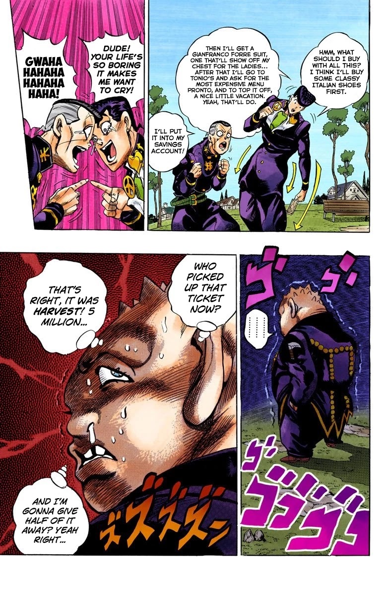 JoJo's Bizarre Adventure Part 4 - Diamond is Unbreakable (Official Colored) Chapter 72 page 20 - Chapter 72: Shigeshi's Harvest - Part 3