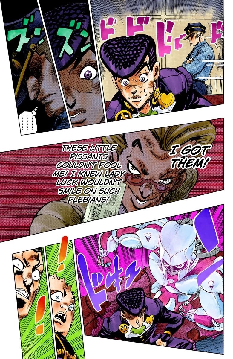 JoJo's Bizarre Adventure Part 4 - Diamond is Unbreakable (Official Colored) Chapter 73 page 14 - Chapter 73: Shigeshi's Harvest - Part 4