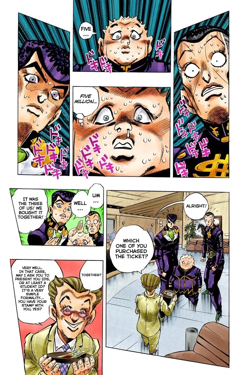 JoJo's Bizarre Adventure Part 4 - Diamond is Unbreakable (Official Colored) Chapter 73 page 4 - Chapter 73: Shigeshi's Harvest - Part 4