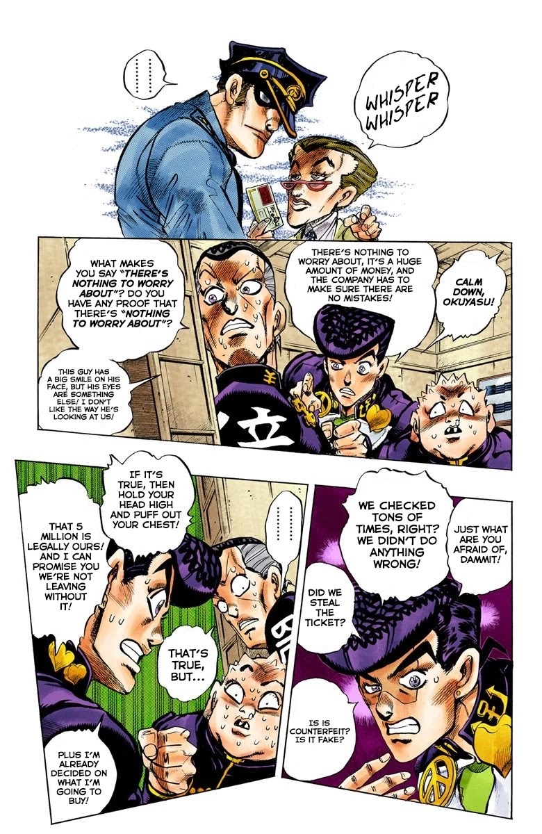 JoJo's Bizarre Adventure Part 4 - Diamond is Unbreakable (Official Colored) Chapter 73 page 6 - Chapter 73: Shigeshi's Harvest - Part 4